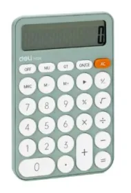 Deli Kalkulator M124 12-pozycyjny zielony