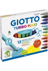 Markery Turbo Maxi 12 kolor�w GIOTTO