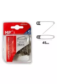 Mp Main Paper Agrafki srebrne 38mm