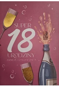 Yeku Karnet Urodziny 18 damskie