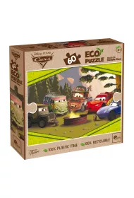 Puzzle dwustronne eko 60 el. Auta Lisciani