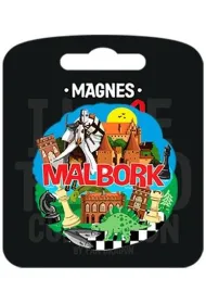 Pan Dragon Magnes I love Poland Malbork ILP-MAG-C-MAL-01