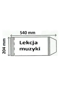 Mirpol Ok�adka na podr�cznik Lekcja muzyki 25 szt.