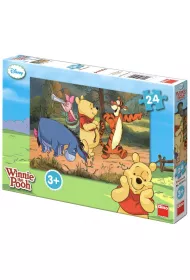 Puzzle 24 el. Kubu� Puchatek na wyprawie Dino Toys