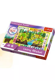 Puzzle edukacyjne 48 el. Le�ny Alfabet Trefl