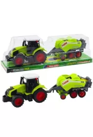 Traktor do belowania zielony LeanToys