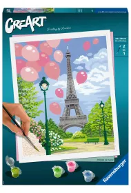 Malowanie po numerach CreArt - Wiosna w Pary�u Ravensburger