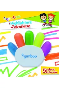 Gimboo Zakre�lacz w kszta�cie r�czki 5 kolor�w