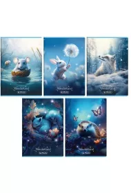 Herlitz Zeszyt A5/32K linia podwjna Wonderland (10szt)