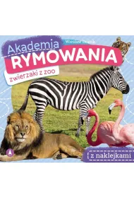 Ksi��eczka 200X190 Akademia rymowania. Zwierzaki z zoo  Naklejki SKRZAT 076295