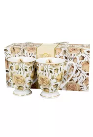 Duo Sp. z o.o. Komplet kubkw Royal English Roses White 2 x 320 ml