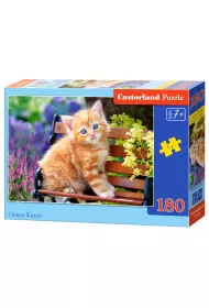 Puzzle 180 el. Kotek na awce Castorland