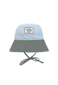 Lassig Kapelusz rybacki z filtrem UV80 Splash & Fun sky blue/deep olive, rozm. 50/51