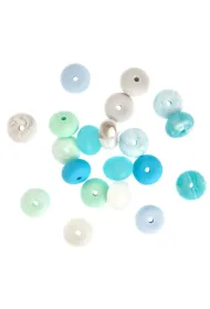 dpCraft Koraliki silikonowe blue serenity 20 szt
