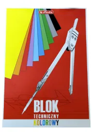 Herlitz Blok techniczny kolorowy A3 10 kartek 1 szt.