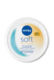 Nivea Soft Daily UV krem nawilajcy z ochron UV twarz, ciao i donie SPF15 100 ml