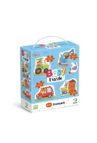 Baby puzzle 4w1 Transport Dodo