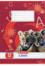 Herlitz Zeszyt A5 Animals dwie linie 32 kartki 10 szt.