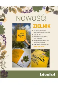 Biurfol Zielnik A4 PP ��ty z nadrukiem 20k.