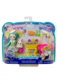 EnchanTimals Zestaw Wiosenne kr�liczki + Lalka Fluffy Bunny i Mop + akcesoria Mattel