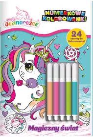 Magiczny �wiat. Moje Jednoro�ce. Numerkowe kolorowanki