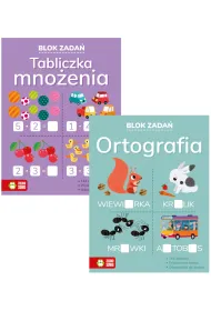 Pakiet Blok zada�: Tabliczka mno�enia, Ortografia