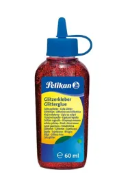 Pelikan Klej z brokatem czerwony 60 ml