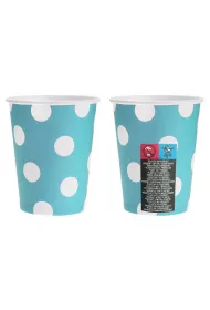 Godan Kubki papierowe w groszki PF-KGBL 270 ml 6 szt.
