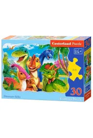 Puzzle 30 el. Dinosaurs Selfie Castorland