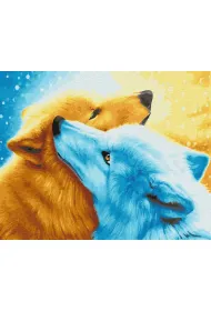 Twoje Hobby Malowanie po numerach - Wr�kowe wilki 40x50cm