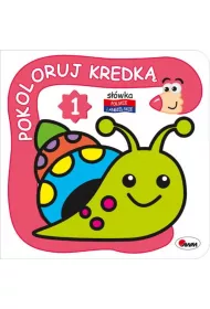 Pokoloruj kredk� 1