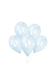 Balony st�pki pudrowe b��kitne 33cm 50 szt