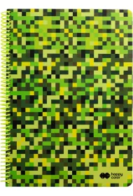 Happy Color Ko�onotatnik PIXI GREEN, B5, 80g, 80 kartek w kratk� kratka 80 kartek
