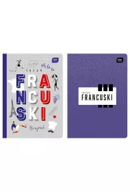 Interdruk Zeszyt A5 J�zyk francuski mix kratka 60 kartek