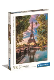 Puzzle 500 el. HQ Along the Seine Clementoni