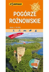 Mapa wodoodporna Pog�rze Ro�nowskie w skali 1:50 000