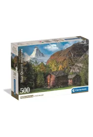 Puzzle 500 el. Charming Matterhorn Clementoni