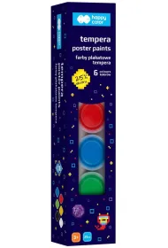 Farby plakatowe Pixi Planet 6 kolorw Happy Color