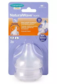 Lansinoh Smoczek NaturalWave redni przepyw 2 szt.