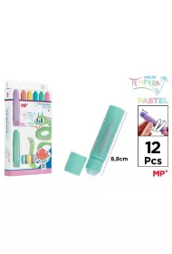 Mp Main Paper Farby tempera pastel w sztyfcie 12 kolorw