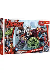 Puzzle 100 el. Do ataku. The Avengers Trefl