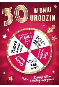 Armin Style KARNET URODZINY 30 B6 Z KOP AS GM-1064 FOL