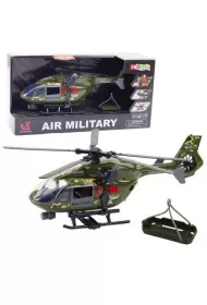 Helikopter wojskowy hak + nosze + �wiat�o 1:12 LeanToys