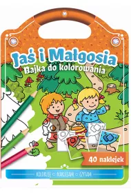 Bajka do kolorowania. Ja� i Ma�gosia