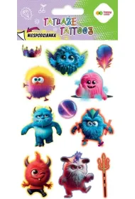 Tatua�e zmywalne Monsters HAPPY COLOR