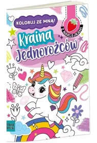 Kolorowanka a4 koloruj ze mn� - kraina jednoro�c�w