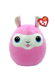 Squishy Beanies Lana - r�owa lama 30cm Ty