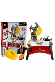 Warsztat. Zestaw narz�dzi z wiertark� na baterie LeanToys
