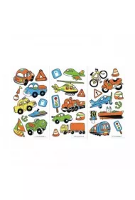 Naklejki Sticker BOO silver autka