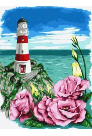 Ideyka Malowanie po numerach - Latarnia morska 30x40cm